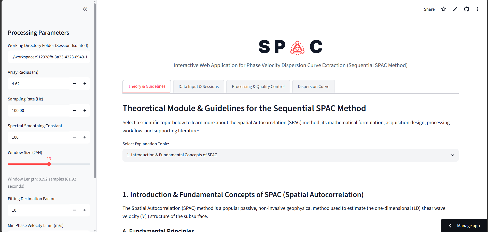 Aplikasi SPAC-ARQ Streamlit Preview